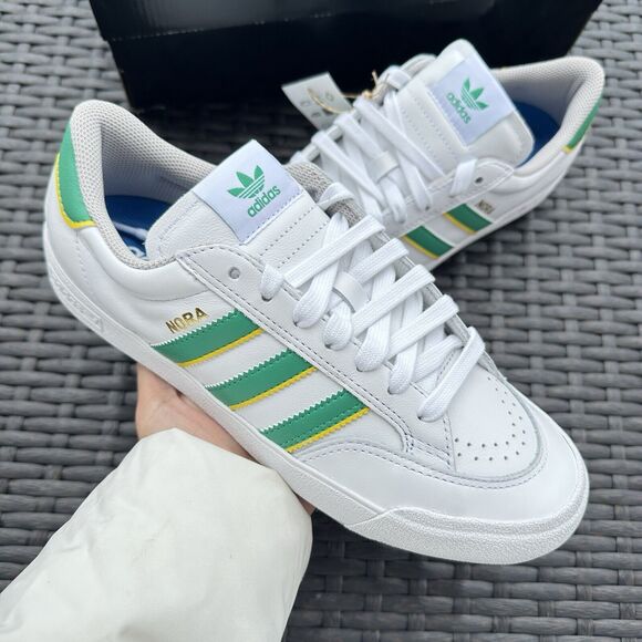Adidas Nora White Court Green Yellow Men\'s Athletic Shoes IF2069 main image 10